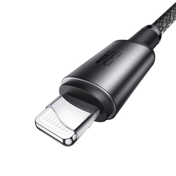 USB-A / Lightning kabel - JOYROOM - JYR1119 - 1,2 m - 3A - Magnetisk organisatör - Grå Grå