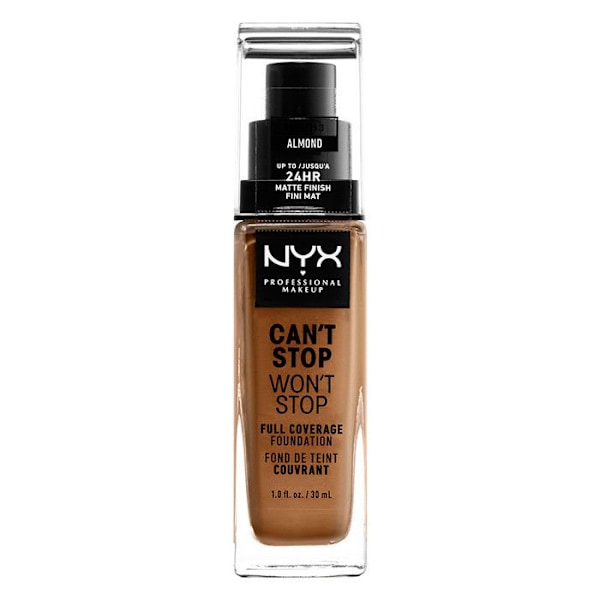 NYX Professional Makeup Can't Stop Won't Stop Foundation Mandel mandel