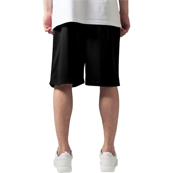 Basketbollshorts - URBAN CLASSICS - Urban Classic-short - 100% Polyester - Nät - Svart svart XXL