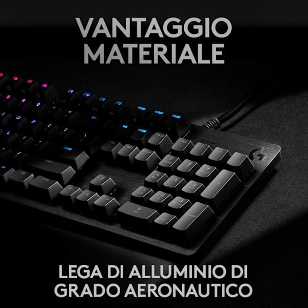 Tangentbord - Logitech - G512 Carbon - Trådbunden - USB - Svart