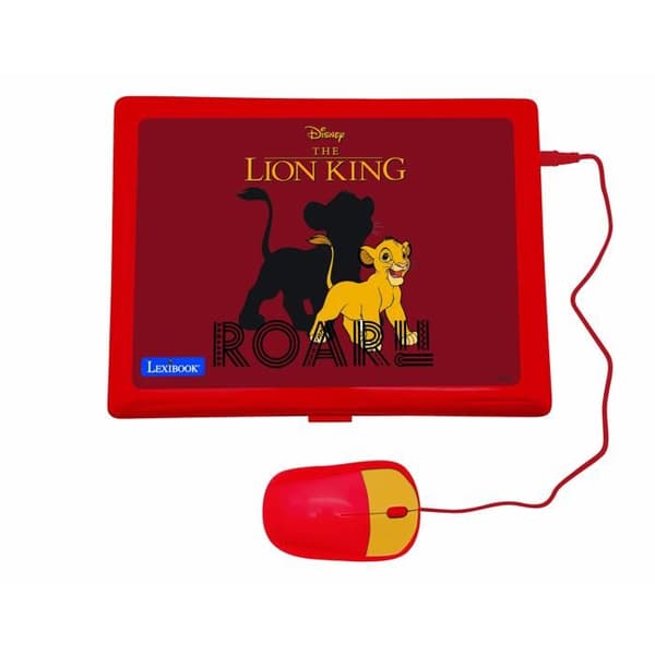 Bilingual educational laptop Lejonkungen (FR/EN) GUL