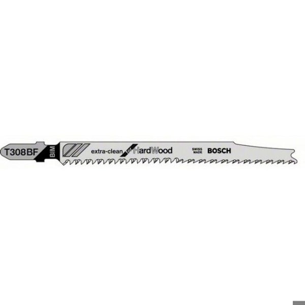 Sticksågsblad - BOSCH EXPERT - T 308 BF - 5 blad - 117 mm - Lövträ