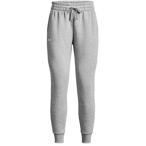 Joggingbyxor - UNDER ARMOUR - Ua Rival Fleece - Grå - Elastisk Midja - Sidofickor Grå S