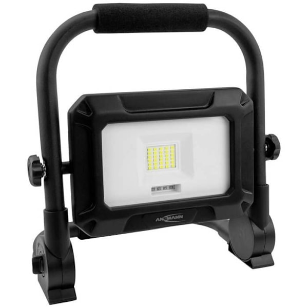 Ansmann FL20W-R Sladdlös byggstrålkastare 20 W 2000 lm dagsljus vit 1600-0616 Svart
