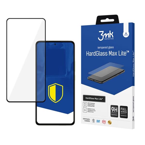 Redmi Note 14 Pro/Pro+ - 3mk HardGlass Max Lite Noir Svart