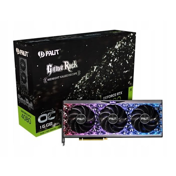 NVIDIA GeForce Palit 4080 GameRock Svart