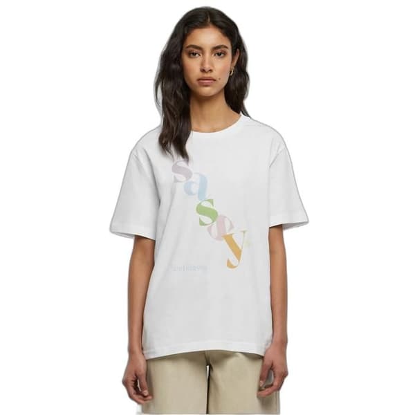 T-shirt Dagar Utöver Sassy - vit Vit S