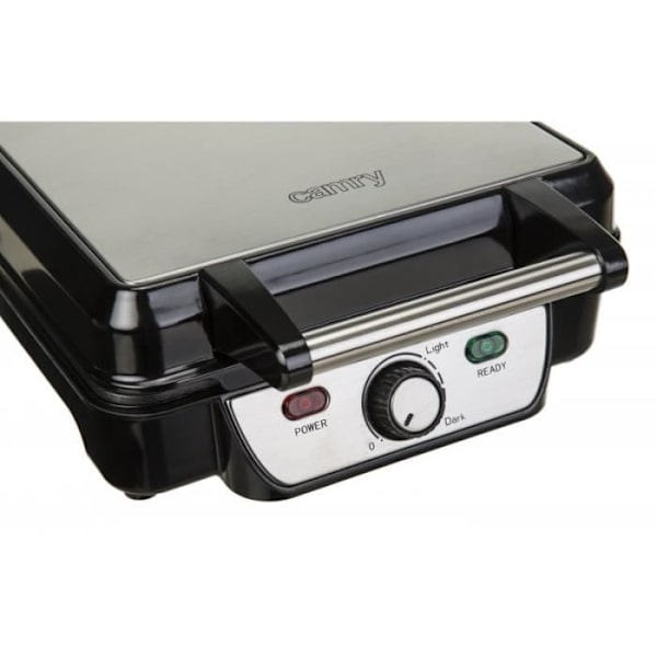 Gaufrier - CAMRY - 1150 W - 4 våfflor - Non-stick beläggning - Justerbar termostat