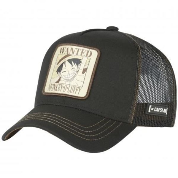 One Piece herrkeps - CAPSLAB - CL/OP2/1/CAS/WAN1 - Brun - Svart - Beige Brun/Svart/Beige