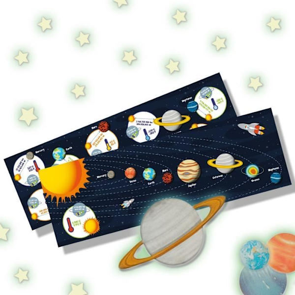 SES CREATIVE - Shiny Solar System Flerfärgad