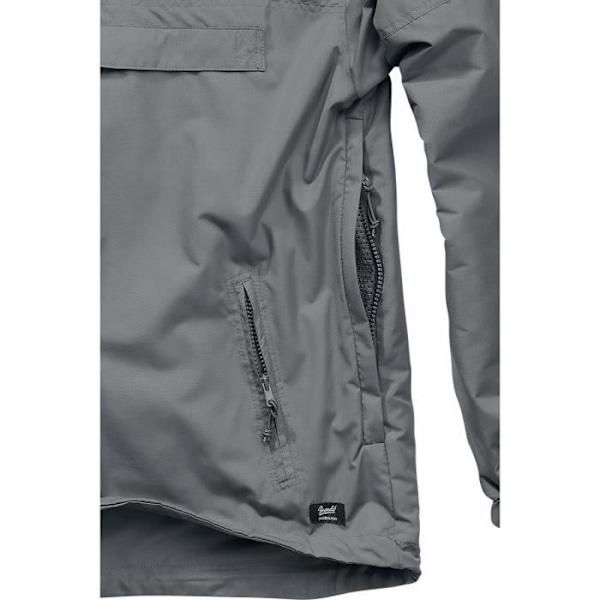 Lätt vindjacka herr - Brandit - antracit - 100% polyester - vandring - vintersport Antracit XXL