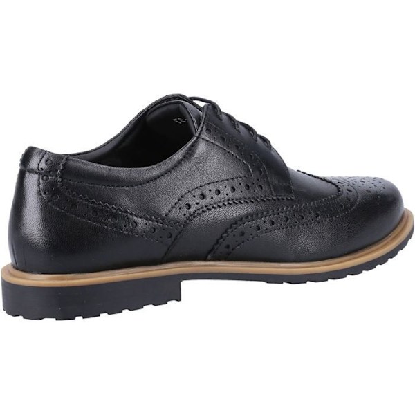 Hush Puppies Verity Oxfords Svarta Läder Skor För Kvinnor Svart 37