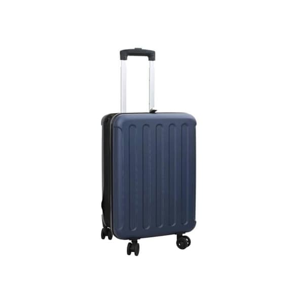 Modern rektangulär resväska - vidaXL - 34x23x55,5 cm - Mörkblå - Plast ABS - Rymlig förvaring Mörkblå