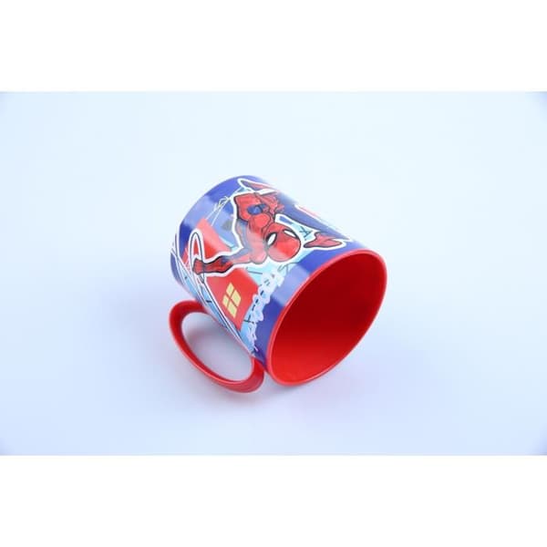 Mugg - DISNEY - Spiderman - 390 ml - Plast - Hållbar - Barn Röd