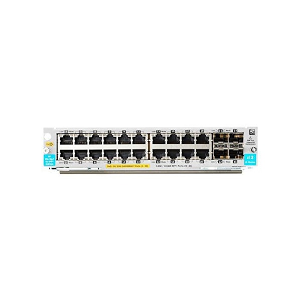 HPE ARUBA - Expansionsmodul - Gigabit Ethernet (PoE+) x 20 + Gigabit Ethernet / 10 Gigabit SFP+ x 4