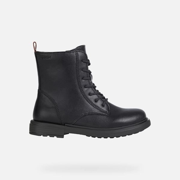 Geox JR ECLAIR ankelboots för tjejer - Svarta - Snören och dragkedja - Andas och lätt Nero 35