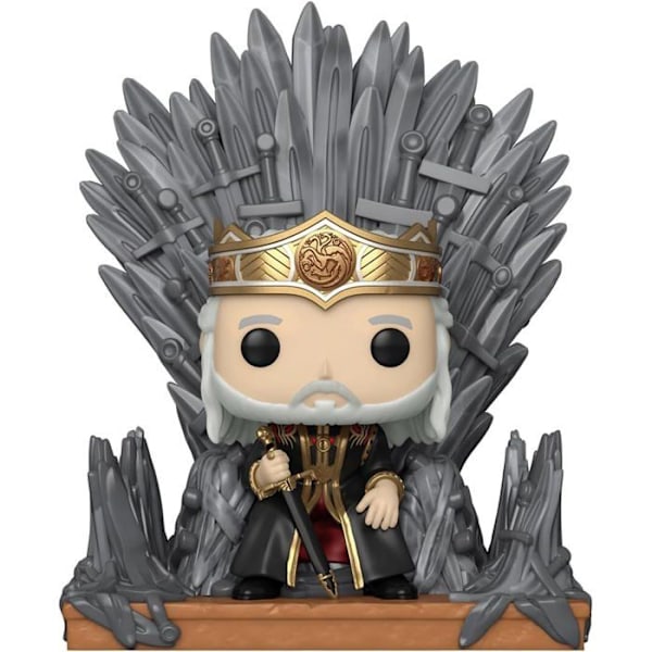 Funko Pop! Deluxe - House Of The Dragon - Viserys On Throne Flerfärgad