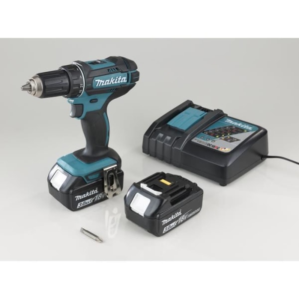 Perforator skruvdragare 18V LXT (2x3,0 Ah) i MAKPAC - Makita DDF482RFJ