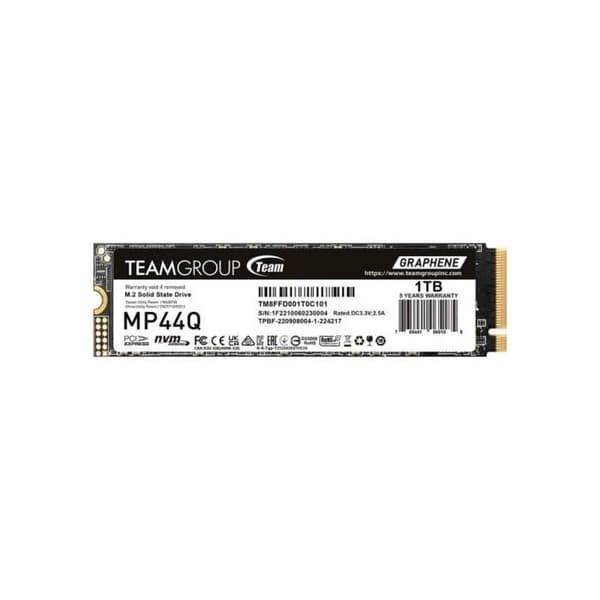 Disco Duro Team Group 4TB SSD M.2 7400MB/s MP44Q PCIe Gen4 x4 QLC + S.M.A.R.T.