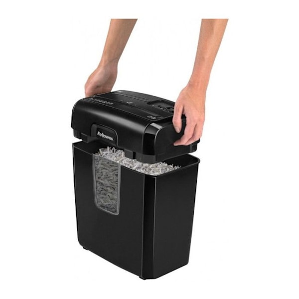 Fellowes 8С, Cross fragmentering, 22 cm, 11 L, 446 ark, knappar, 4 x 35