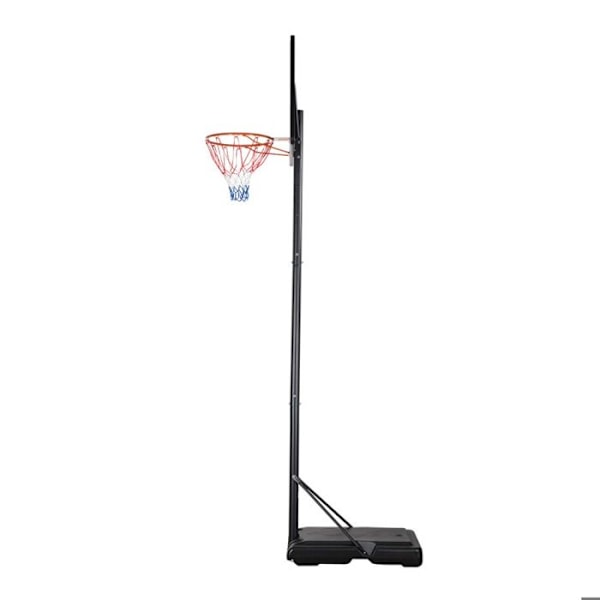 Basketbollkorg - NILS - ZDK319E - Mobil - Justerbar höjd - Väderbeständig svart