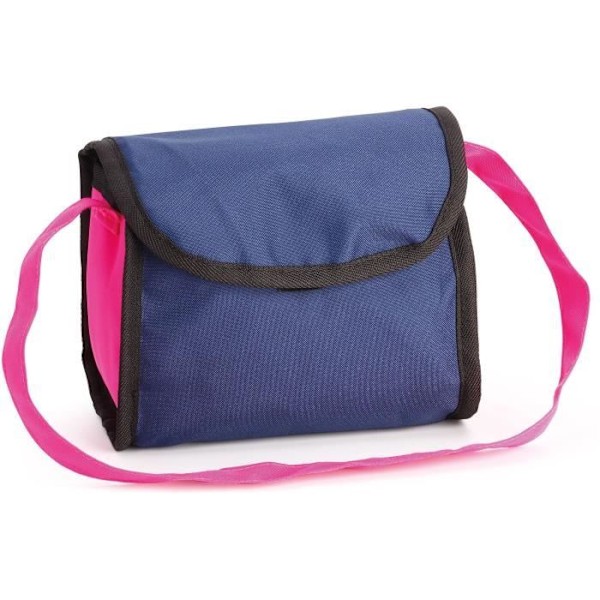 Trendig Klassisk Dockvagn Blå Rosa - BAYER DESIGN - Justerbar - 46 cm
