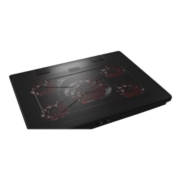 MARS GAMING MNBC2 Kylplatta för bärbar dator 17,3" 120mm-70mm Svart, Röd