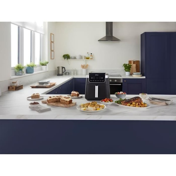 Fritös - NINJA - Max AF180EU - 2000 W - Svart - Variabel temperatur - Timer