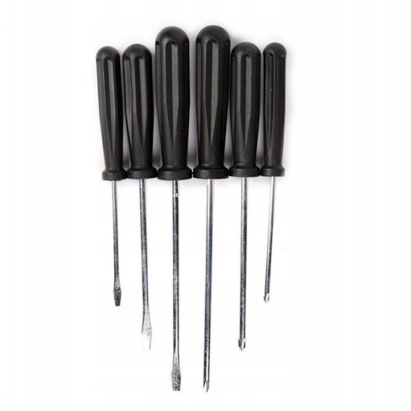 Tournevis Rockforce Set med 6 skruvmejslar: PH: 0 x 150, 1 x 180, 2 x 200, SL: 3,5 x 150, 4,5 x 200, 5 x 180
