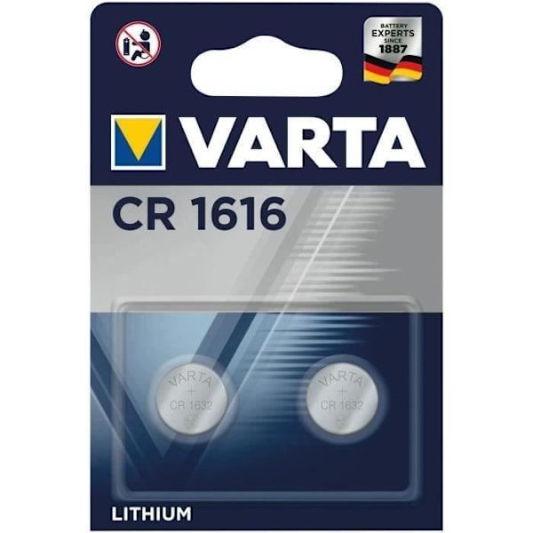 VARTA - Litium elektroniskt batteri CR1616 3V x2