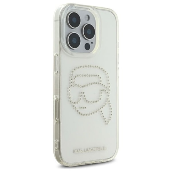 Coque Karl Lagerfeld IML Strass Karl Head för iPhone 16 Pro Max (transparent) transparent
