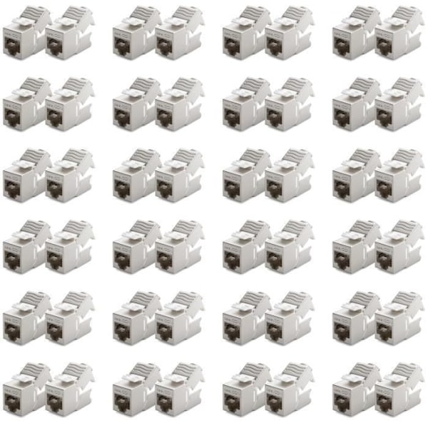 Modul Keystone - DELEYCON - CAT6a MINI - 10 Gbit/s - 500 MHz - Silver
