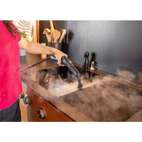 Kärcher SC 4 Deluxe ångstädare - Tryck 3.5 bar - Ångflöde 40 g/min - Avtagbar tank - Golvset Vit