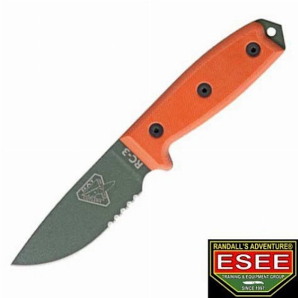 Multifunktionskniv - Esee multifunktionsknivtillbehör - ES3SKOOD - Modell 3-del tandad kniv