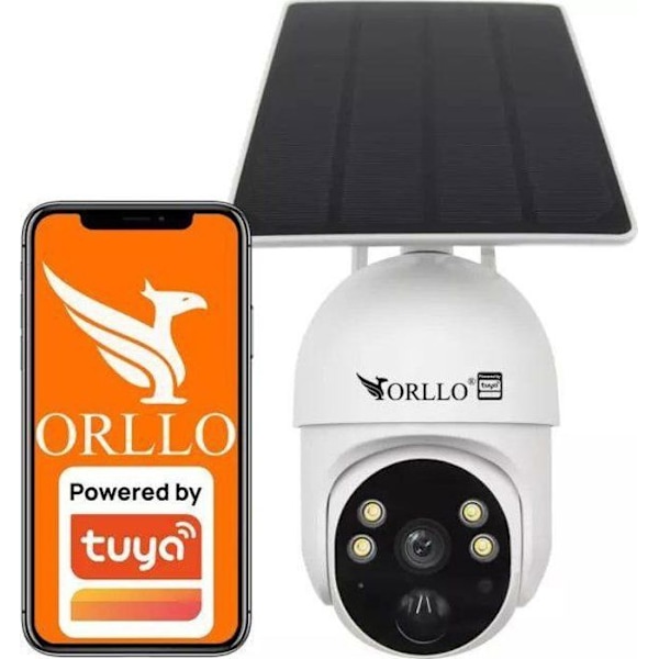 Kamera ip Orllo - 41324 - Trådlös 4G LTE roterande IP-kamera med solpanel TZ1 PRO