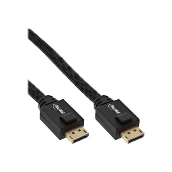 InLine DisplayPort-kabel DisplayPort (M) till DisplayPort (M) DisplayPort 1.2 25 m stöd 4K, aktiv svart