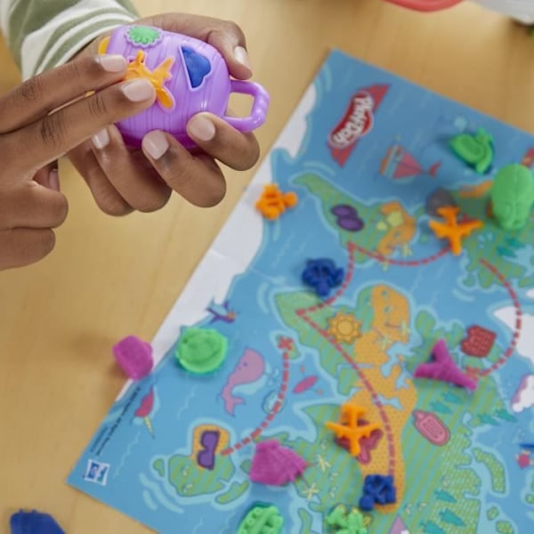 Play-Doh, Mitt upptäcktsplan, med 4 krukor modelllera, förskoleleksaker, Från 3 år, Play-Doh Starters Flerfärgad