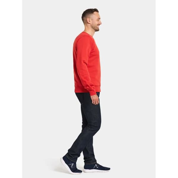 Sweatshirt Didriksons Fyn röd äpple XL