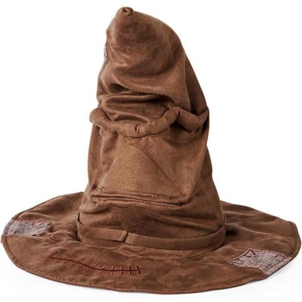 Interactive Magic Hat - Wizarding World - House Choice - Gryffindor - Slytherin - Ravenclaw - Hufflepuff kastanj