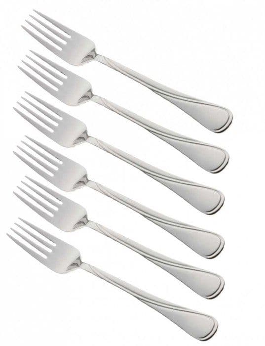 MATGAF RÄNTA 6 st. KINGHOFF KH-1437 glansig Pengar