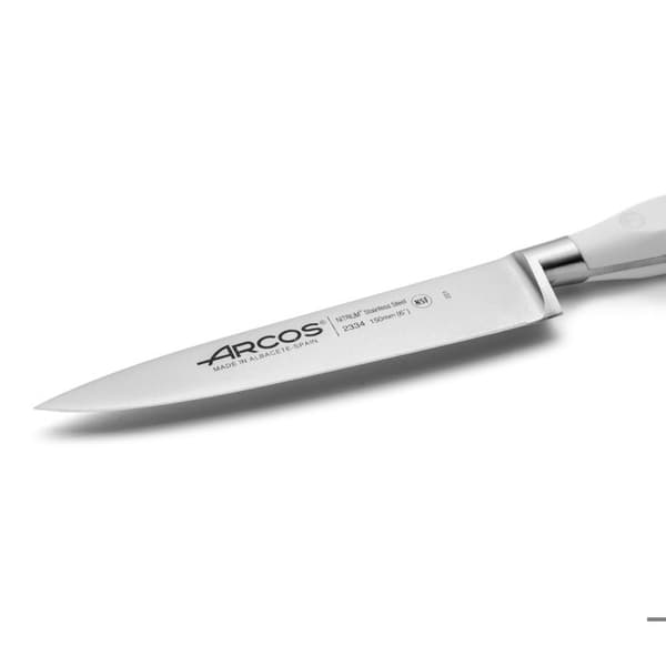 Smidd skärkniv 15cm blad Riviera White Arcos - Rostfritt stål - Skärning Vit