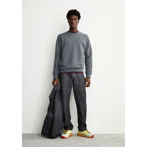 Armedangels Baaro sweatshirt i bomull rymdstål M