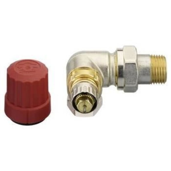 Hörntermostatkropp - F 1/2" - Vänster armbåge - RA-N - Danfoss
