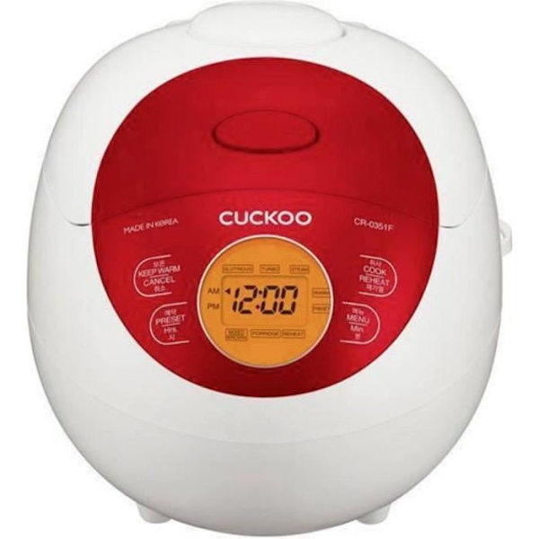 CUCKOO CR-0351F riskokare - Vit, Röd - Risfunktion - 0,54L - 425W vit röd