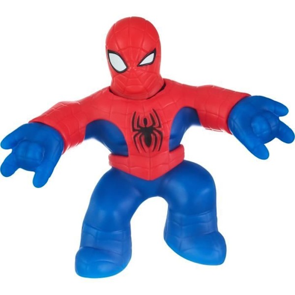 Spiderman S3 statyett - Älgleksaker - Goo Jit Zu Marvel - 11 cm Blått och rött