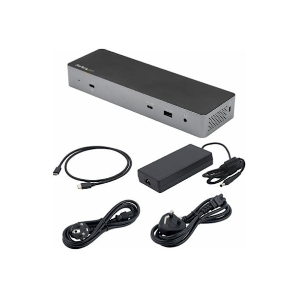 USB-hubb - Startech - TB3CDK2DHUE - 3 portar - USB A 3.2 Gen 1 - Ethernet RJ-45
