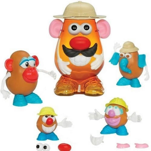 Playskool - MONSIEUR PATATE - Safari - Potatisen från Disney Toy Story-filmen - Från 2 år Flerfärgad