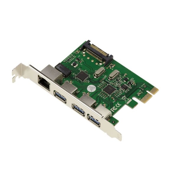PCIe USB3 (3 portar) och GIGABIT ethernet (1 port) styrkort - PCI EXPRESS x1