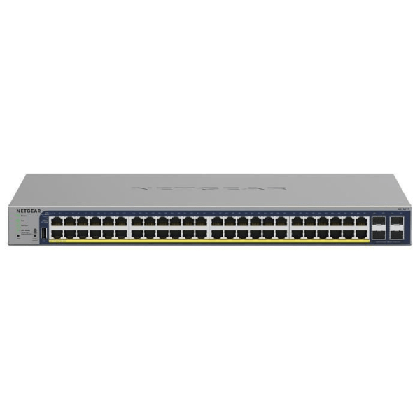 Netgear GS752TPv3 - Smart Switch 48 portar PoE+ 10/100/1000 Mbps + 4 SFP