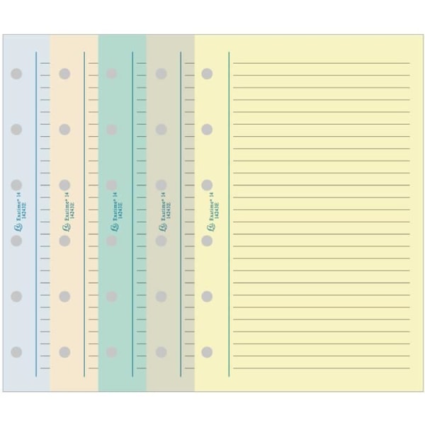 Ladda om Exatime 17 - EXACOMPTA - Flexibel - 1 vecka på 2 sidor - 44 ark - 170 x 98 mm Blandad
